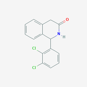 molecular formula C15H11Cl2NO B5156532 1-(2,3-dichlorophenyl)-2,4-dihydro-1H-isoquinolin-3-one 