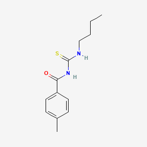 molecular formula C13H18N2OS B5156579 N-(butylcarbamothioyl)-4-methylbenzamide 
