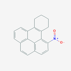 molecular formula C20H15NO2 B051567 1-Nitro-9,10,11,12-tetrahydrobenzo(e)pyrene CAS No. 120812-46-6