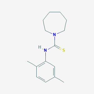 molecular formula C15H22N2S B5156803 N-(2,5-dimethylphenyl)azepane-1-carbothioamide 