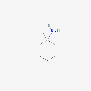 molecular formula C8H15N B051576 1-Ethenylcyclohexan-1-amine CAS No. 111709-87-6