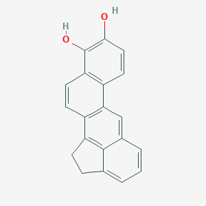molecular formula C20H14O2 B051581 1,2-Dihydrobenzo[j]aceanthrylene-9,10-diol CAS No. 119053-19-9