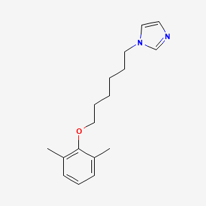 molecular formula C17H24N2O B5158804 1-[6-(2,6-Dimethylphenoxy)hexyl]imidazole 