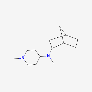 molecular formula C14H26N2 B5158847 N-(2-bicyclo[2.2.1]heptanyl)-N,1-dimethylpiperidin-4-amine 