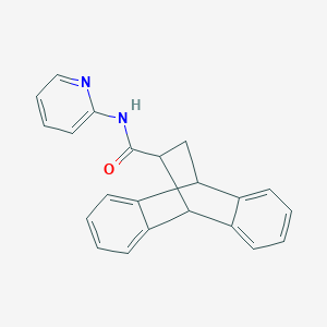 molecular formula C22H18N2O B5159014 N-pyridin-2-yltetracyclo[6.6.2.02,7.09,14]hexadeca-2,4,6,9,11,13-hexaene-15-carboxamide 