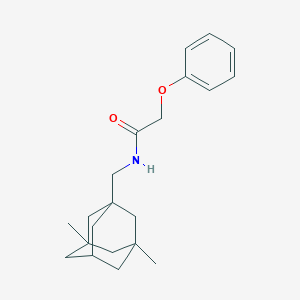 molecular formula C21H29NO2 B5159091 N-[(3,5-dimethyl-1-adamantyl)methyl]-2-phenoxyacetamide 