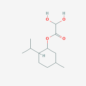 molecular formula C12H22O4 B051595 (1R,2S,5R)-2-Isopropyl-5-methylcyclohexyl 2,2-Dihydroxyacetate CAS No. 111969-64-3