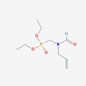 molecular formula C9H18NO4P B5159534 N-(diethoxyphosphorylmethyl)-N-prop-2-enylformamide 