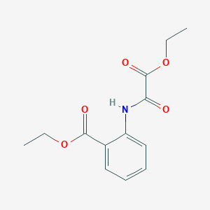 molecular formula C13H15NO5 B5159686 ETHYL 2-(2-ETHOXY-2-OXOACETAMIDO)BENZOATE 
