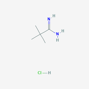 molecular formula C5H13ClN2 B051598 Pivalamidine hydrochloride CAS No. 18202-73-8