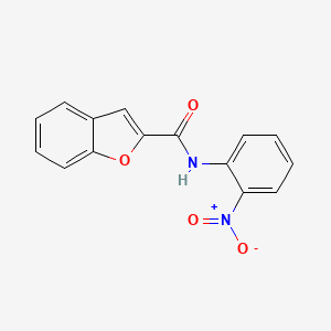 molecular formula C15H10N2O4 B5159893 N-(2-nitrophenyl)-1-benzofuran-2-carboxamide 