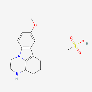 molecular formula C16H22N2O4S B5159950 methanesulfonic acid;12-methoxy-1,4-diazatetracyclo[7.6.1.05,16.010,15]hexadeca-9(16),10(15),11,13-tetraene 