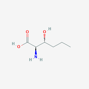 molecular formula C6H13NO3 B051601 (2R,3R)-2-Amino-3-hydroxyhexanoic acid CAS No. 59286-26-9