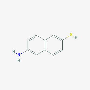 molecular formula C10H9NS B051603 6-Aminonaphthalene-2-thiol CAS No. 114646-82-1