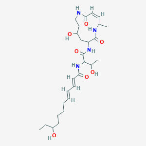 molecular formula C27H44N4O7 B051608 Glidobactin D CAS No. 119259-73-3