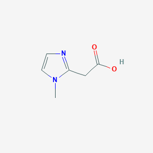 molecular formula C6H8N2O2 B051610 (1-Methyl-1h-imidazol-2-yl)-acetic acid CAS No. 118054-54-9