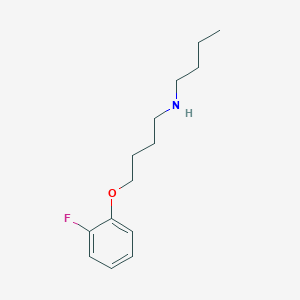 molecular formula C14H22FNO B5161392 N-butyl-4-(2-fluorophenoxy)butan-1-amine 