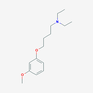 molecular formula C15H25NO2 B5161411 N,N-diethyl-4-(3-methoxyphenoxy)butan-1-amine 