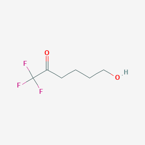molecular formula C6H9F3O2 B051615 1,1,1-Trifluoro-6-hydroxyhexan-2-one CAS No. 121749-77-7