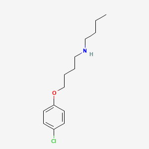 molecular formula C14H22ClNO B5161720 N-butyl-4-(4-chlorophenoxy)butan-1-amine 