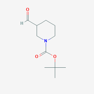 molecular formula C11H19NO3 B051621 Tert-butyl 3-formylpiperidine-1-carboxylate CAS No. 118156-93-7