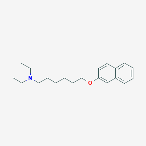 molecular formula C20H29NO B5162805 N,N-diethyl-6-naphthalen-2-yloxyhexan-1-amine 