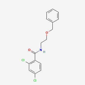 molecular formula C16H15Cl2NO2 B5162965 2,4-dichloro-N-(2-phenylmethoxyethyl)benzamide CAS No. 5929-33-9