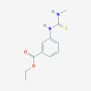 molecular formula C11H14N2O2S B5163107 Ethyl 3-(methylcarbamothioylamino)benzoate 
