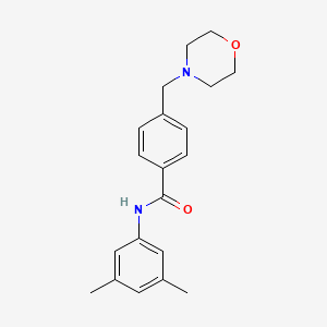 molecular formula C20H24N2O2 B5163137 N-(3,5-dimethylphenyl)-4-(morpholin-4-ylmethyl)benzamide 