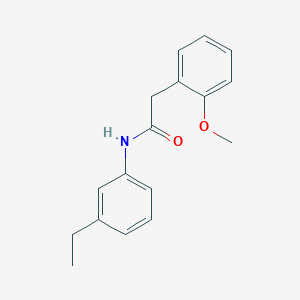 molecular formula C17H19NO2 B5163160 N-(3-ethylphenyl)-2-(2-methoxyphenyl)acetamide 