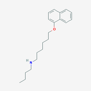 molecular formula C20H29NO B5163887 N-butyl-6-naphthalen-1-yloxyhexan-1-amine 
