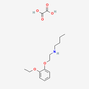 molecular formula C16H25NO6 B5163961 N-[2-(2-ethoxyphenoxy)ethyl]butan-1-amine;oxalic acid 
