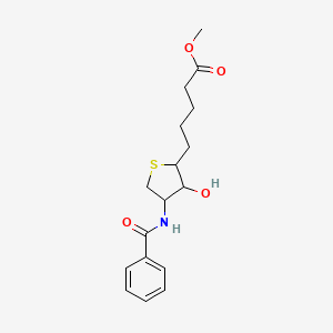 molecular formula C17H23NO4S B5164054 methyl 5-(4-benzamido-3-hydroxythiolan-2-yl)pentanoate 