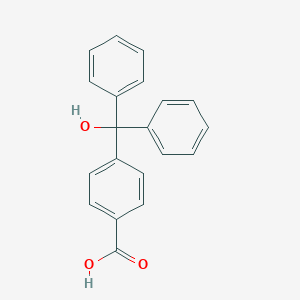molecular formula C20H16O3 B051643 4-(Diphenylhydroxymethyl)benzoic acid CAS No. 19672-49-2