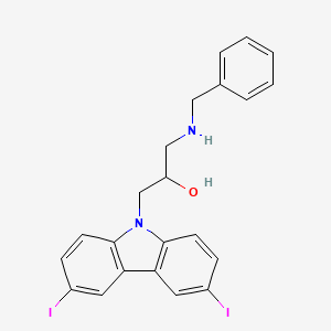 B5164441 1-(benzylamino)-3-(3,6-diiodo-9H-carbazol-9-yl)-2-propanol CAS No. 5676-85-7