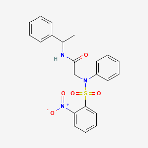 molecular formula C22H21N3O5S B5164714 Cambridge id 5627861 CAS No. 5627-86-1