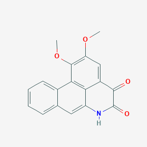 molecular formula C18H13NO4 B051652 Norcepharadione B CAS No. 57576-41-7