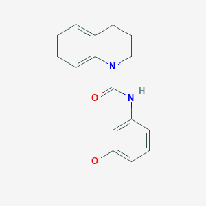 molecular formula C17H18N2O2 B5165507 N-(3-methoxyphenyl)-3,4-dihydro-1(2H)-quinolinecarboxamide 