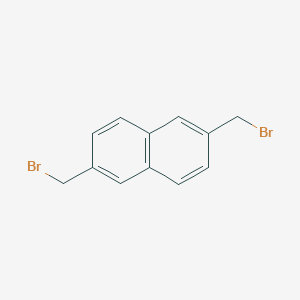molecular formula C12H10Br2 B051659 2,6-Bis(bromomethyl)naphthalene CAS No. 4542-77-2