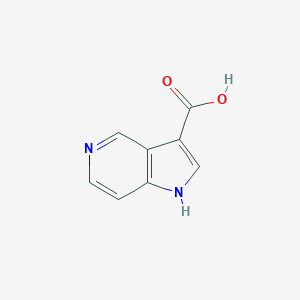 molecular formula C8H6N2O2 B051660 1H-pyrrolo[3,2-c]pyridine-3-carboxylic acid CAS No. 119248-43-0