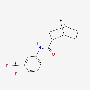 molecular formula C15H16F3NO B5166081 N-[3-(trifluoromethyl)phenyl]bicyclo[2.2.1]heptane-2-carboxamide 