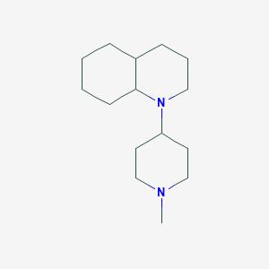 molecular formula C15H28N2 B5166209 1-(1-methyl-4-piperidinyl)decahydroquinoline 