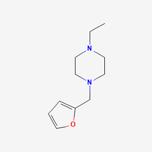 molecular formula C11H18N2O B5166241 1-Ethyl-4-(furan-2-ylmethyl)piperazine 