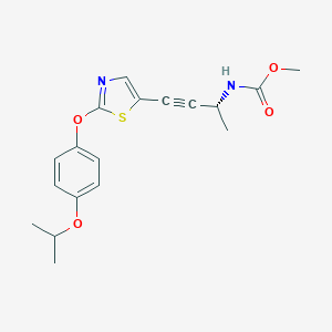 (R)-methyl 4-(2-(4-isopropoxyphenoxy)thiazol-5-yl)but-3-yn-2-ylcarbamate