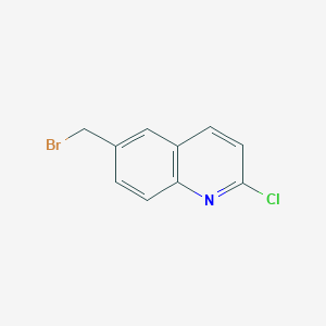 molecular formula C10H7BrClN B051665 6-(Bromomethyl)-2-chloroquinoline CAS No. 123637-77-4