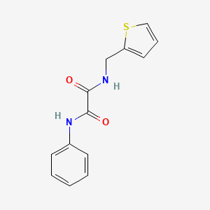 molecular formula C13H12N2O2S B5166649 N'-phenyl-N-(thiophen-2-ylmethyl)oxamide CAS No. 6233-36-9