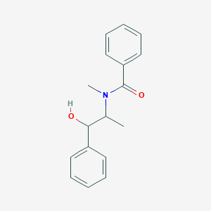 molecular formula C17H19NO2 B5166790 N-(1-hydroxy-1-phenylpropan-2-yl)-N-methylbenzamide 