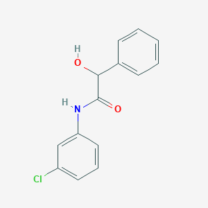molecular formula C14H12ClNO2 B5166798 N-(3-chlorophenyl)-2-hydroxy-2-phenylacetamide 