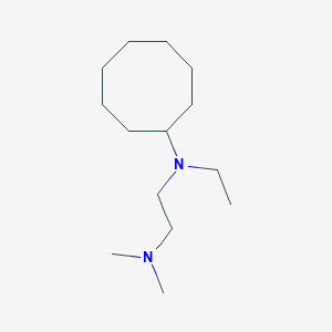 molecular formula C14H30N2 B5166988 N'-cyclooctyl-N'-ethyl-N,N-dimethylethane-1,2-diamine 