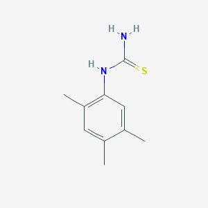 molecular formula C10H14N2S B051672 1-(2,4,5-三甲基苯基)-2-硫脲 CAS No. 117174-87-5